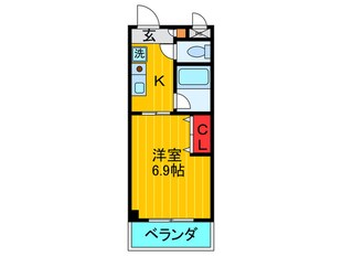 シャトレ－御殿山の物件間取画像